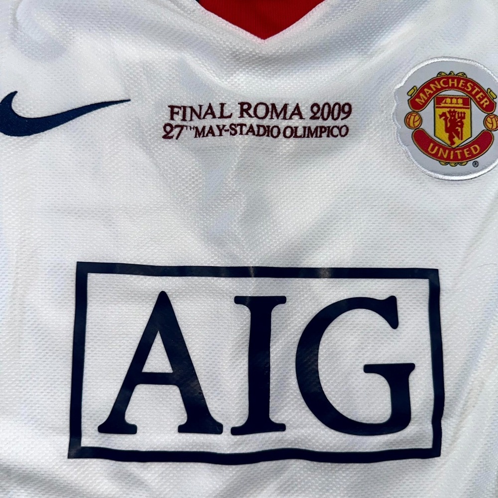 Nike Away Jersey Mens Medium White Manchester United Cristiano Ronaldo #7 Soccer - Picture 2 of 11